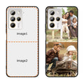 Klsify Custom Multi Photos Phone Case for HTC U23/U23 Pro Customized Your Own Personalized Image Text Picture Shockproof Protective Black Soft Cover Shell