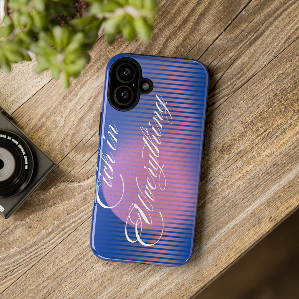 Tough Case – 'Calm Everything' Blue Gradient Phone Case