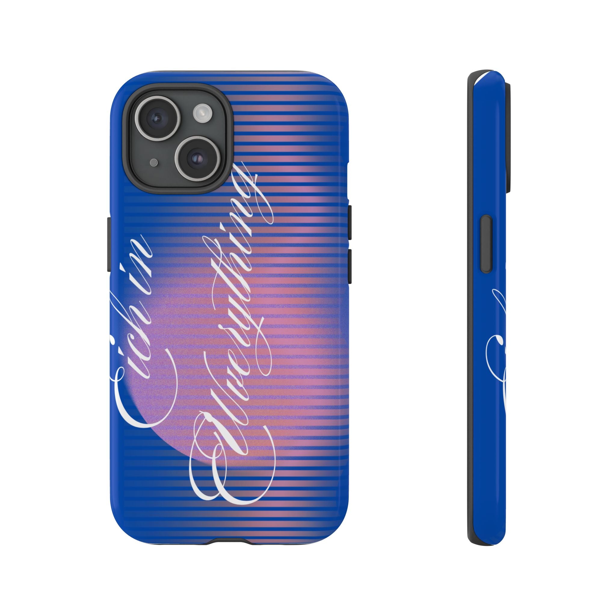 Tough Case – 'Calm Everything' Blue Gradient Phone Case