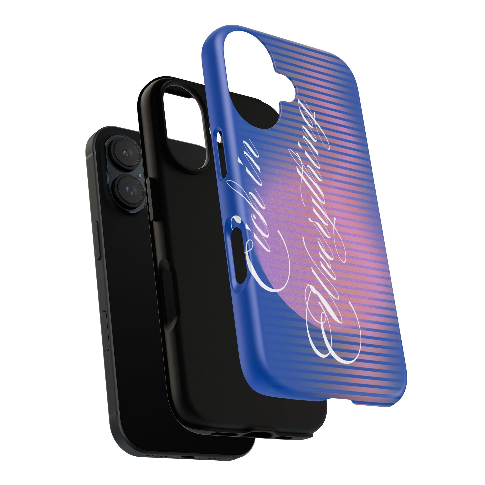 Tough Case – 'Calm Everything' Blue Gradient Phone Case