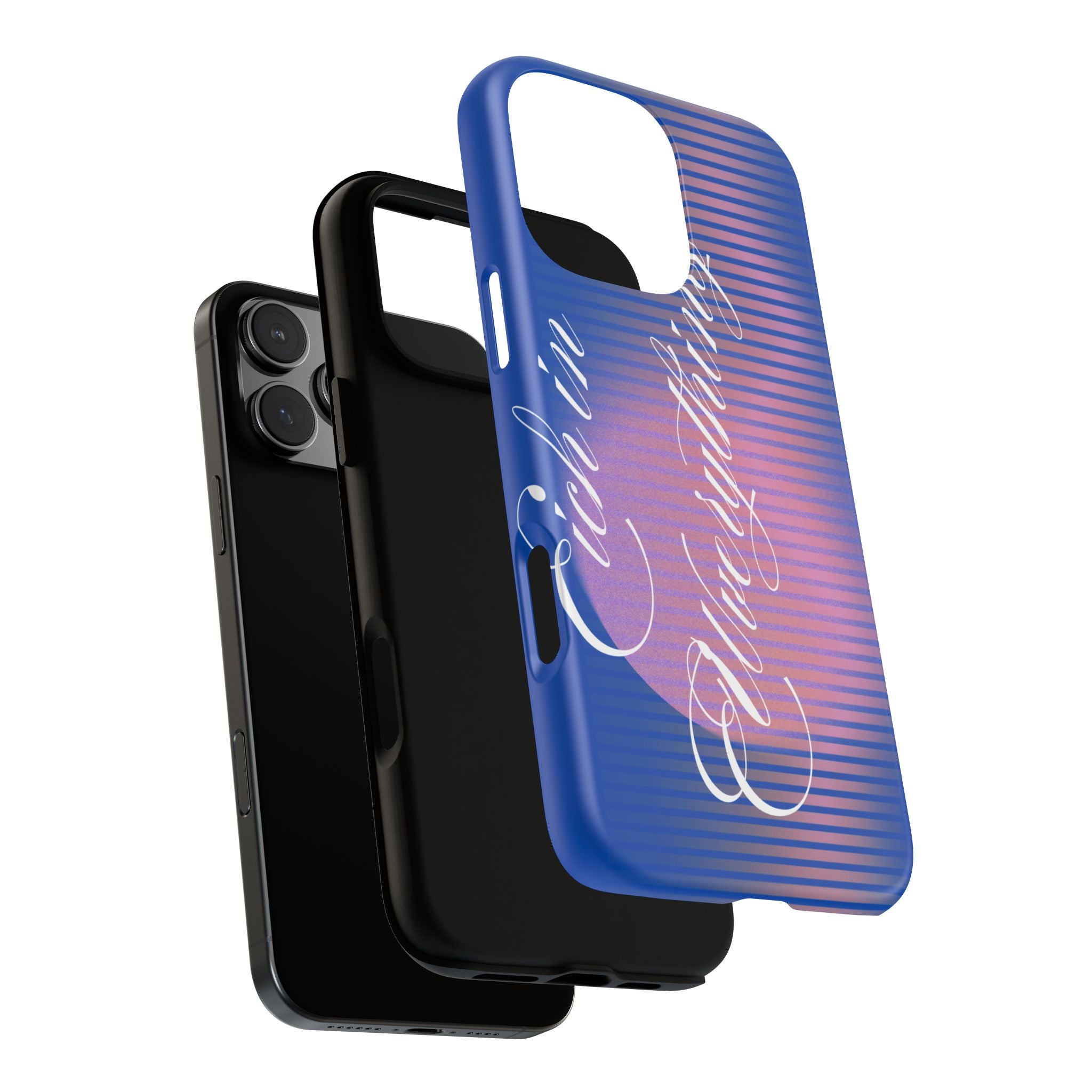 Tough Case – 'Calm Everything' Blue Gradient Phone Case