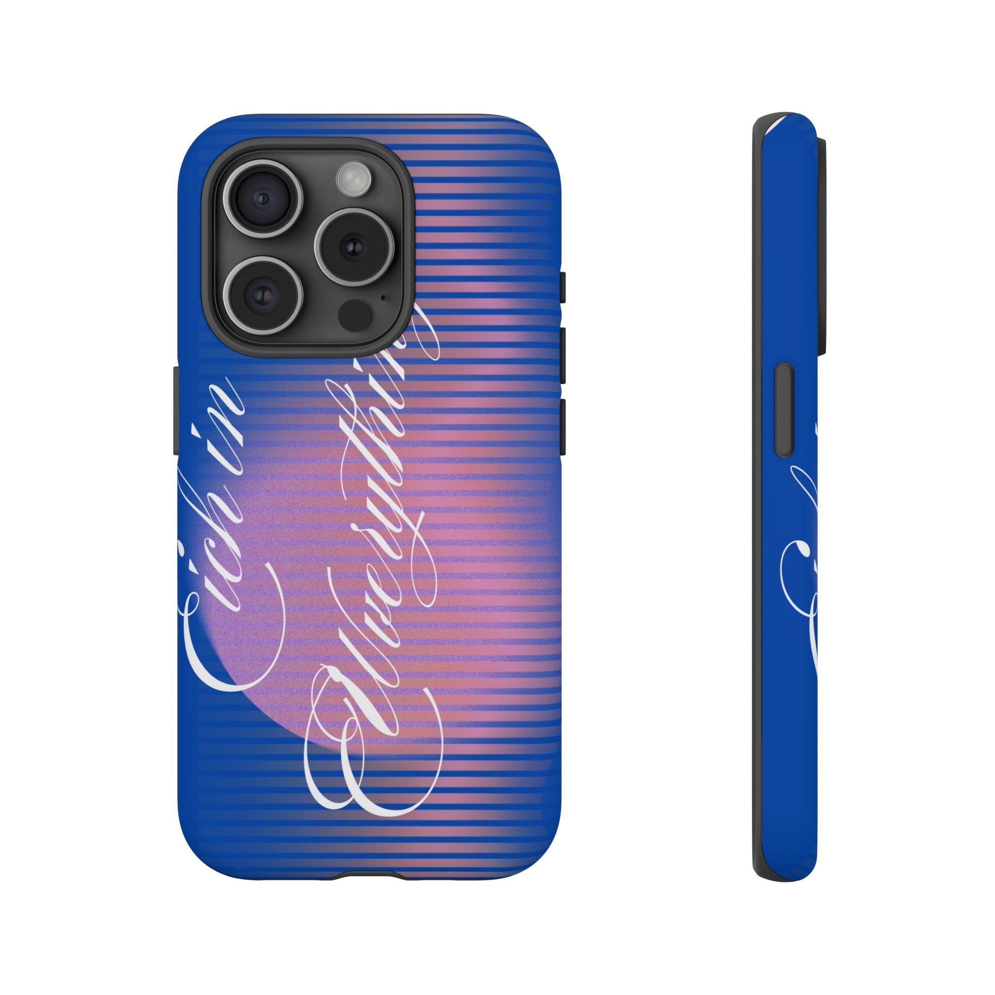 Tough Case – 'Calm Everything' Blue Gradient Phone Case