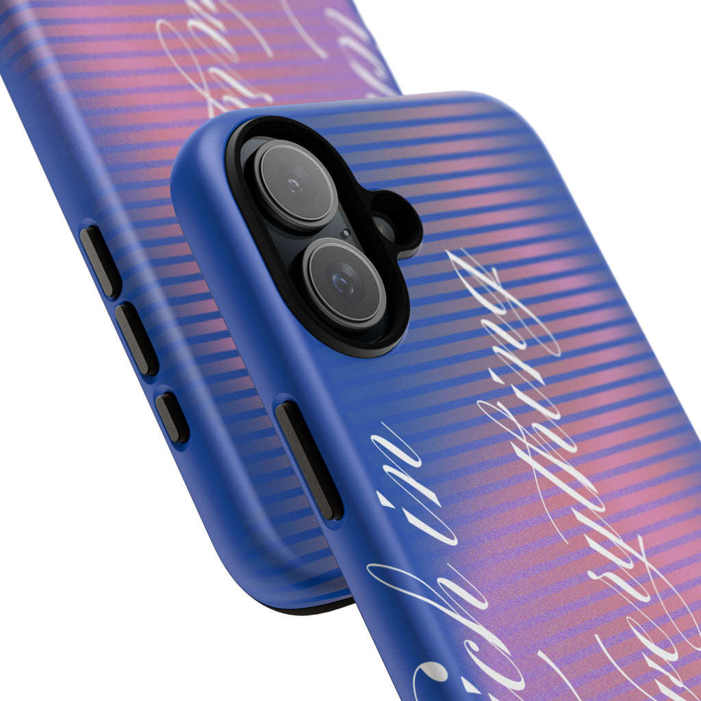 Tough Case – 'Calm Everything' Blue Gradient Phone Case