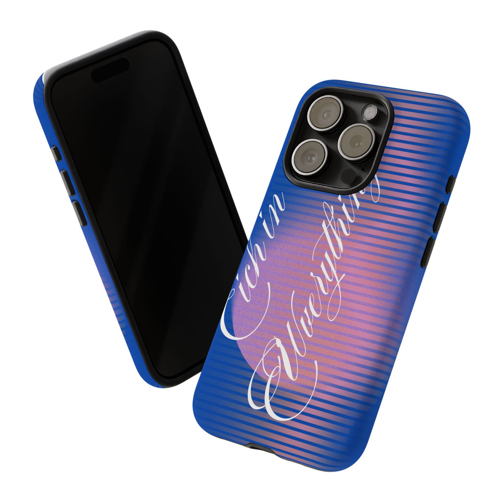Tough Case – 'Calm Everything' Blue Gradient Phone Case