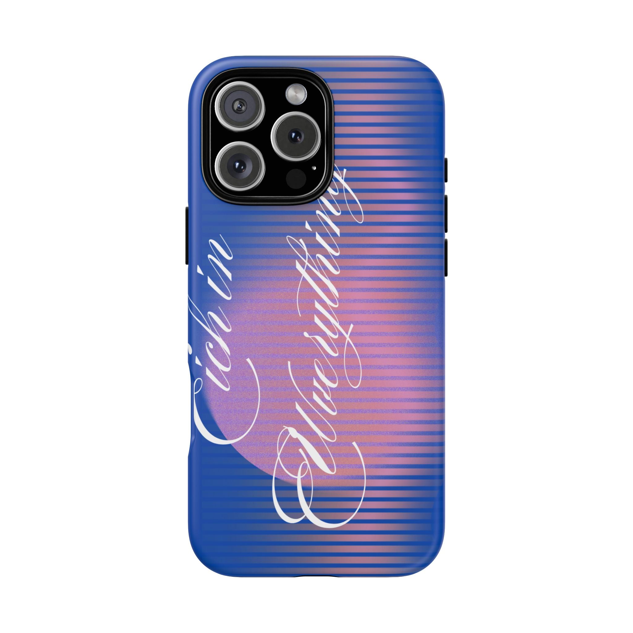 Tough Case – 'Calm Everything' Blue Gradient Phone Case