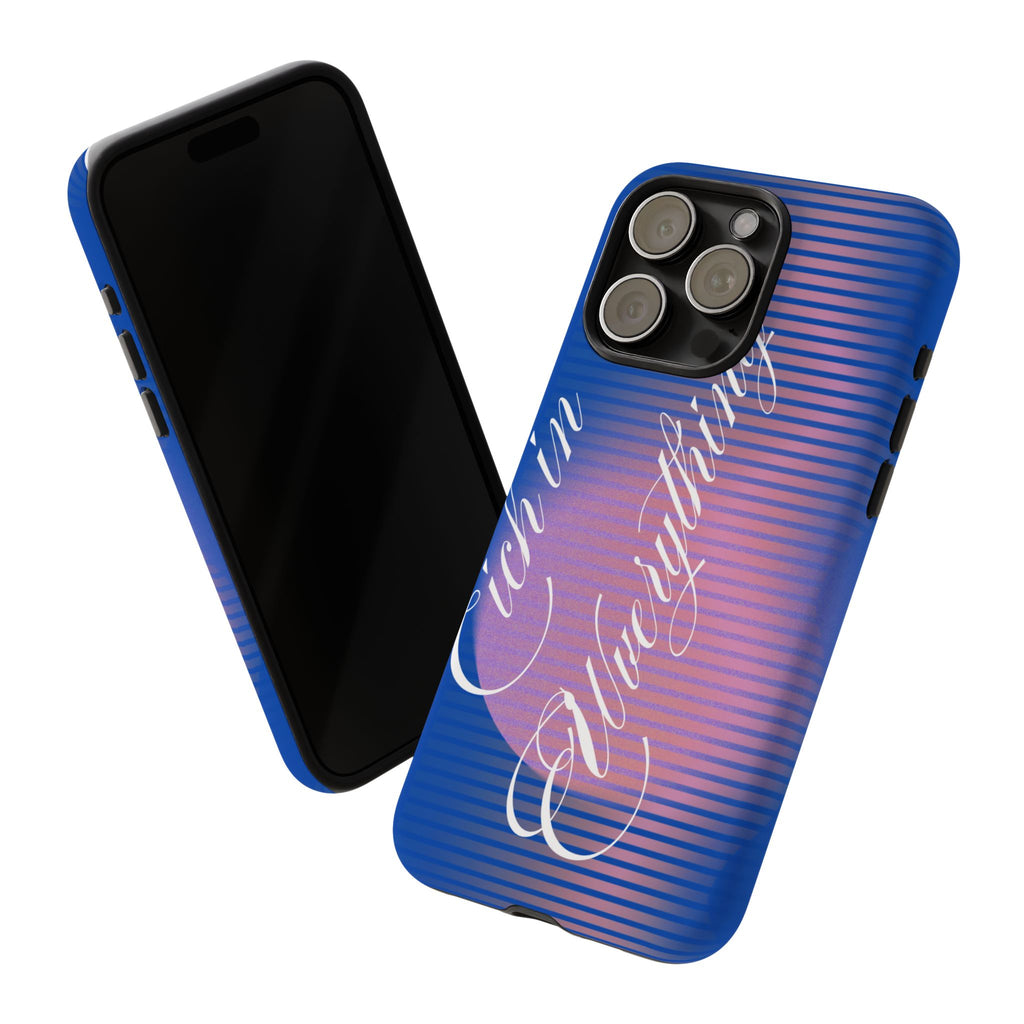 Tough Case – 'Calm Everything' Blue Gradient Phone Case