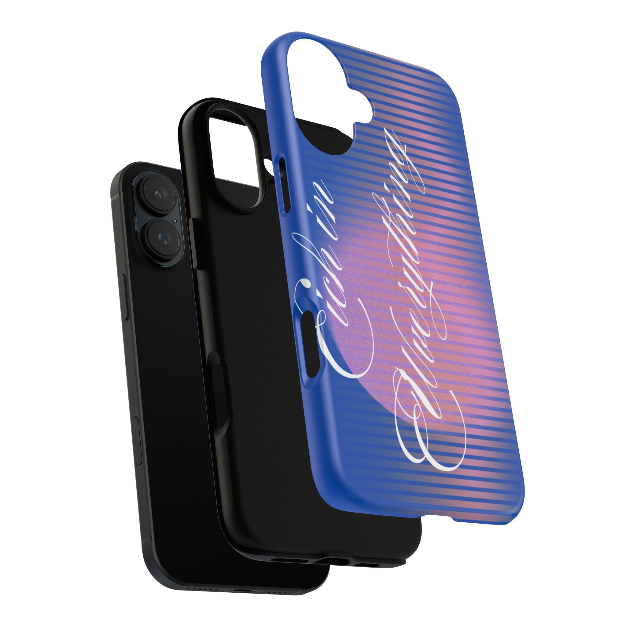 Tough Case – 'Calm Everything' Blue Gradient Phone Case