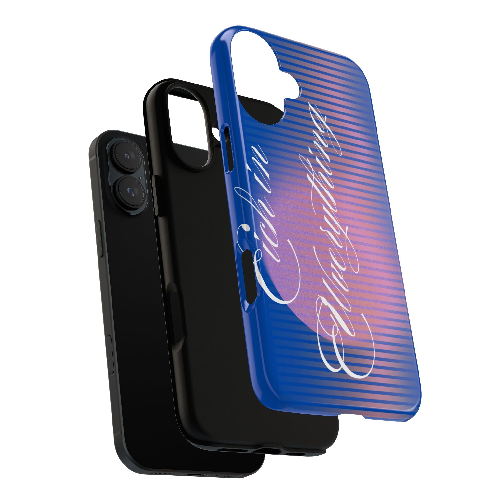 Tough Case – 'Calm Everything' Blue Gradient Phone Case