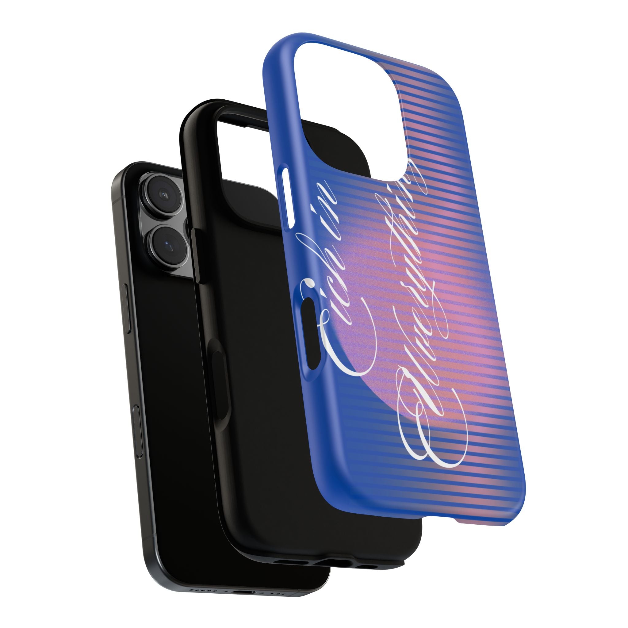 Tough Case – 'Calm Everything' Blue Gradient Phone Case