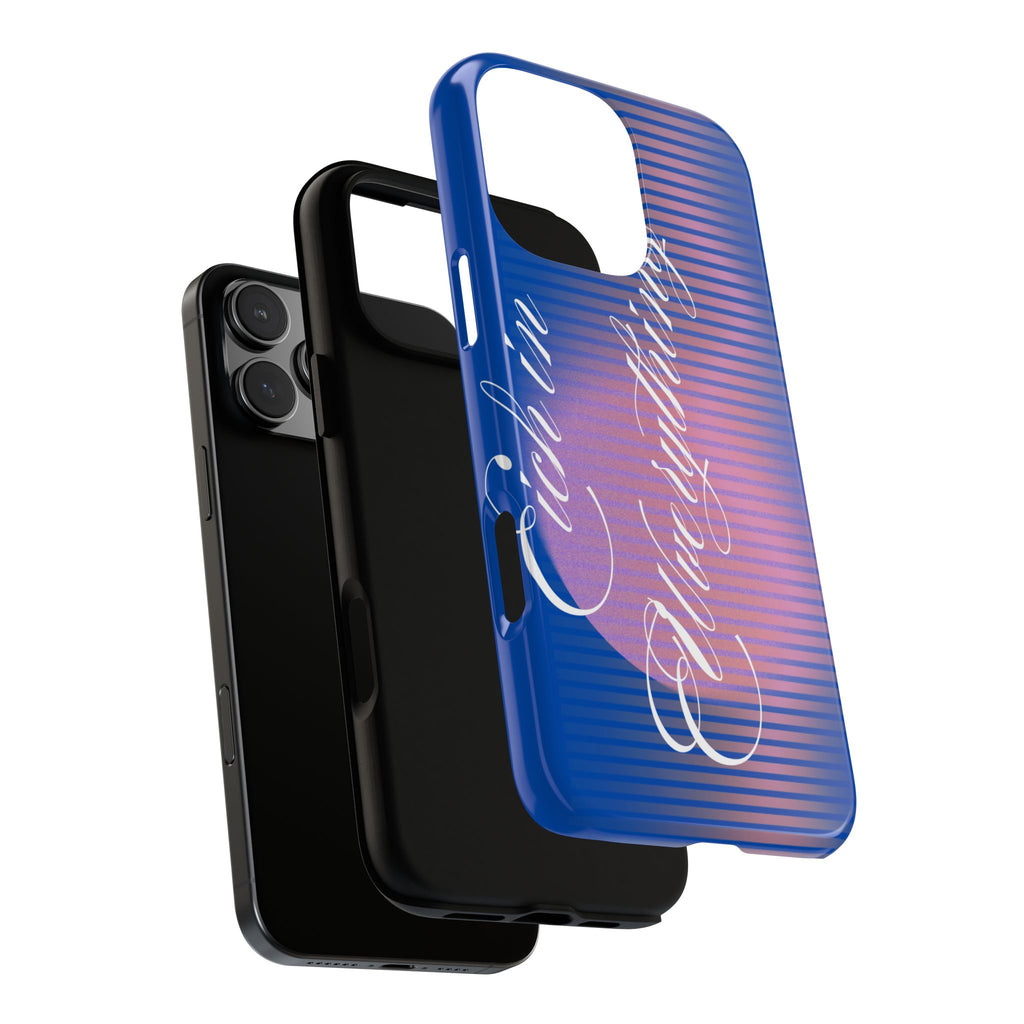 Tough Case – 'Calm Everything' Blue Gradient Phone Case