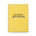 Business Journal Hardcover Journal | Yellow Polka Dot Matte