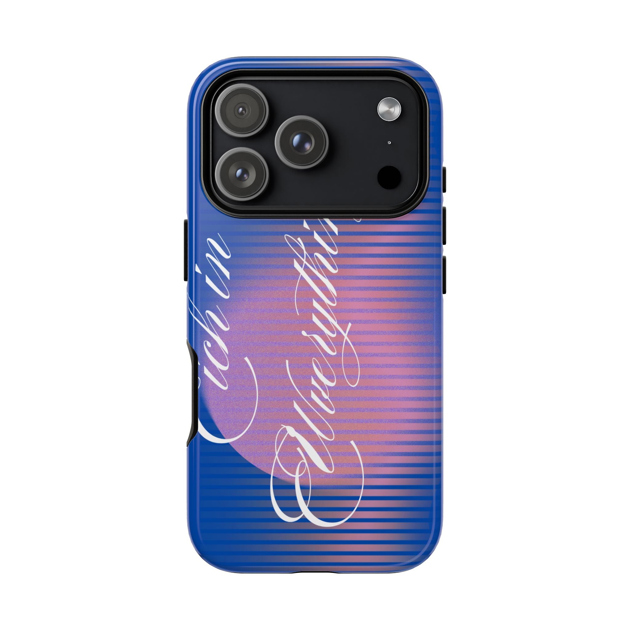 Tough Case – 'Calm Everything' Blue Gradient Phone Case