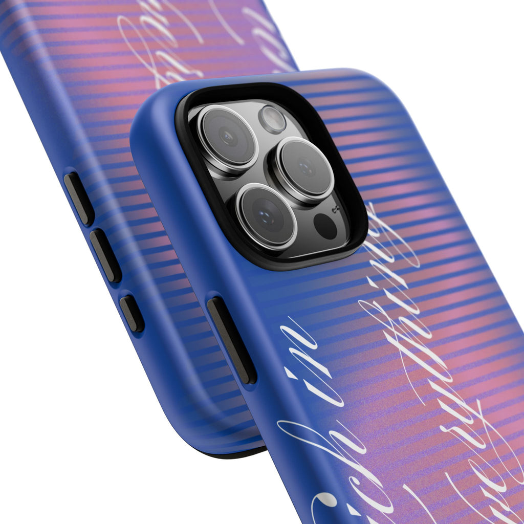 Tough Case – 'Calm Everything' Blue Gradient Phone Case