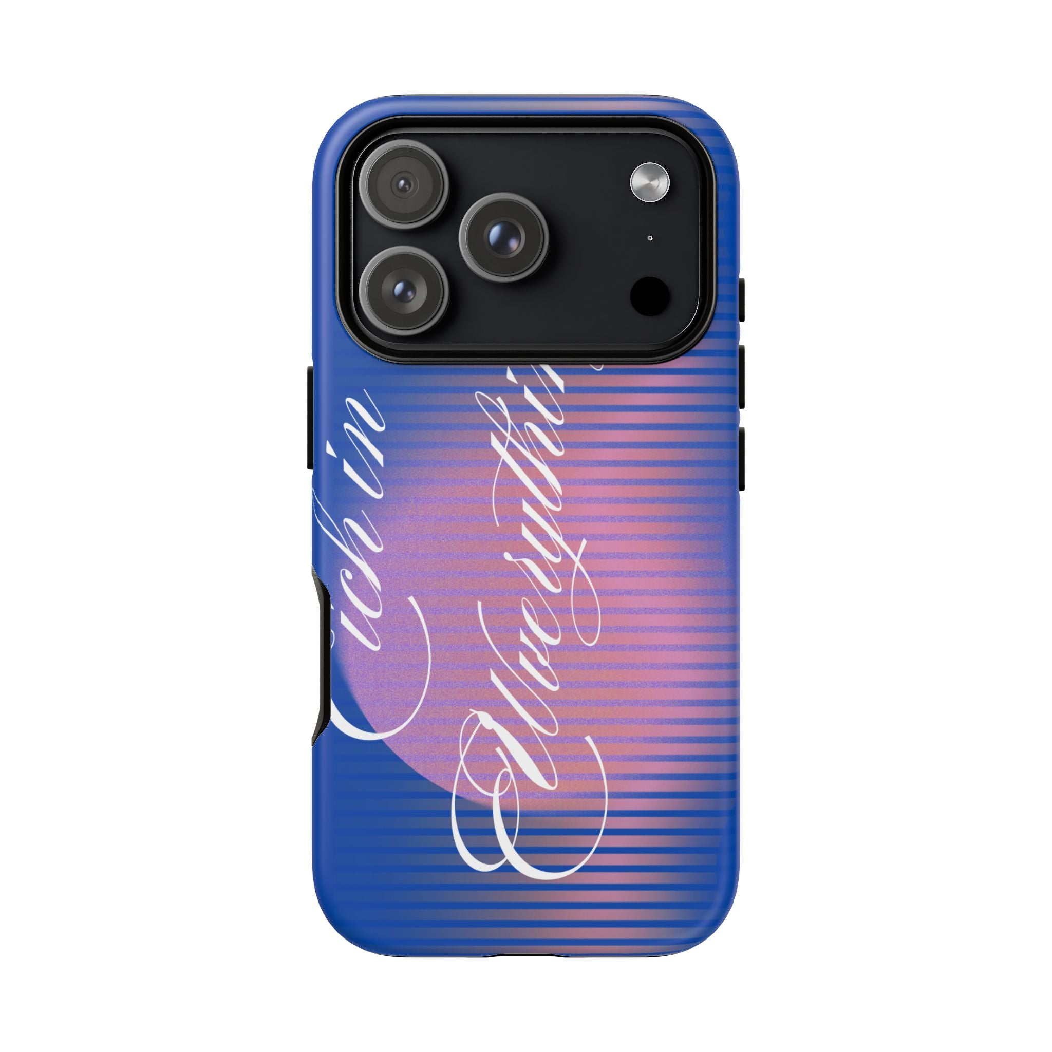 Tough Case – 'Calm Everything' Blue Gradient Phone Case