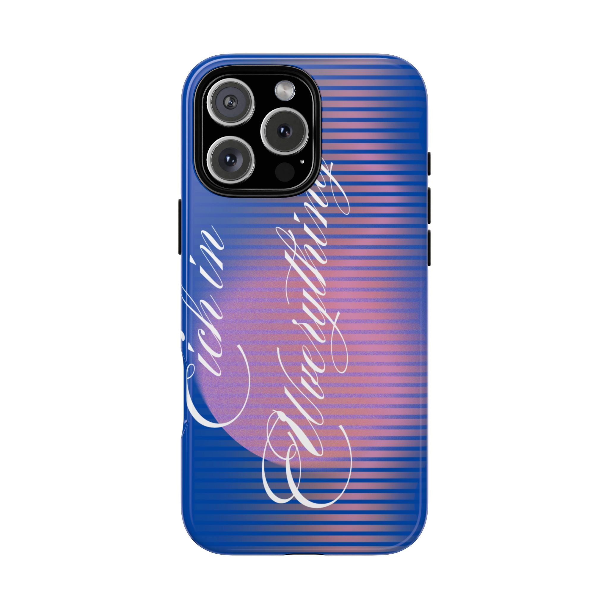 Tough Case – 'Calm Everything' Blue Gradient Phone Case
