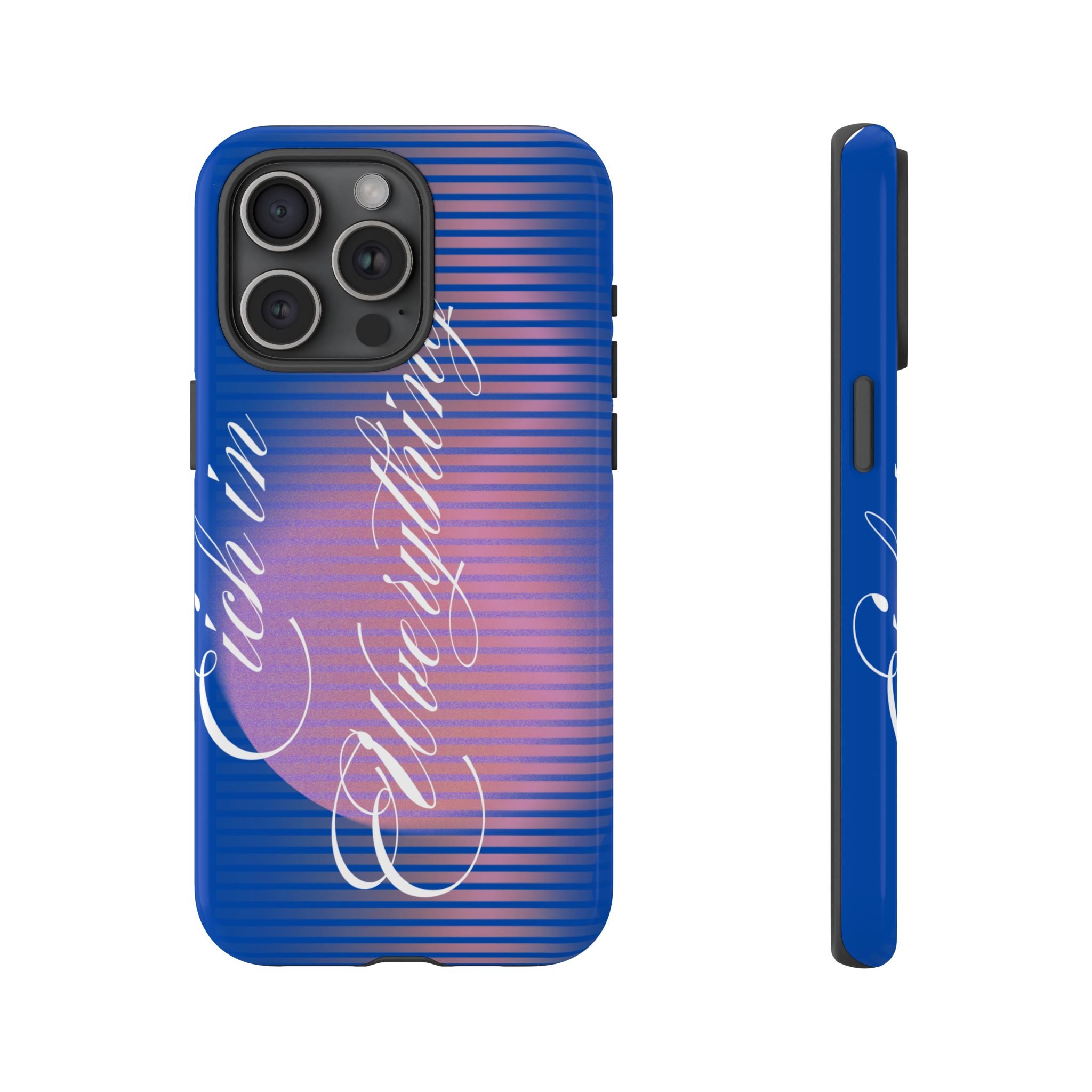 Tough Case – 'Calm Everything' Blue Gradient Phone Case
