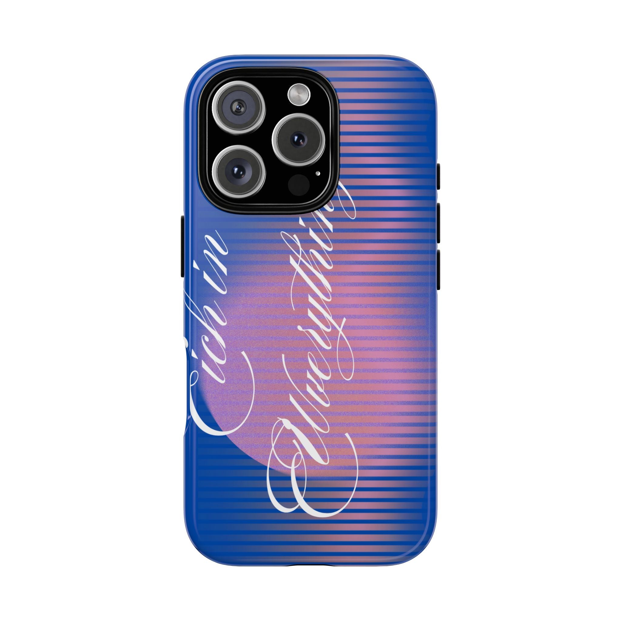 Tough Case – 'Calm Everything' Blue Gradient Phone Case