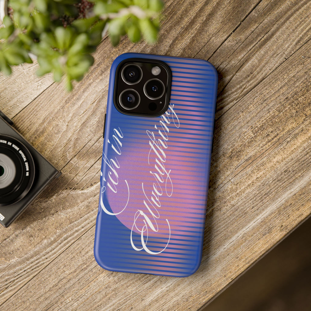 Tough Case – 'Calm Everything' Blue Gradient Phone Case