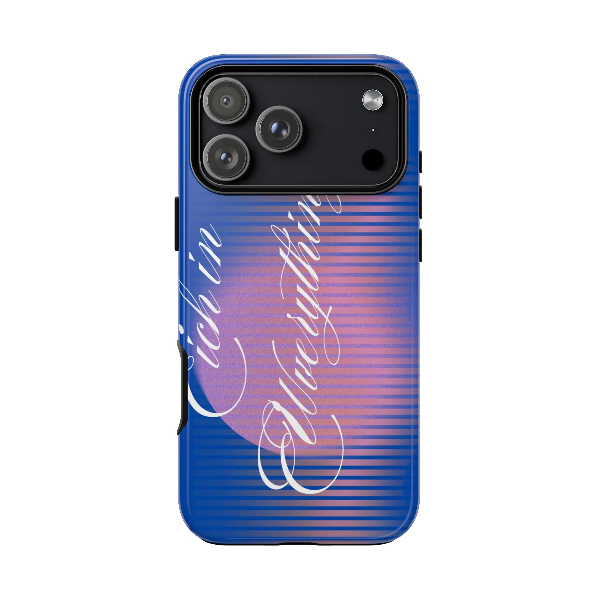 Tough Case – 'Calm Everything' Blue Gradient Phone Case
