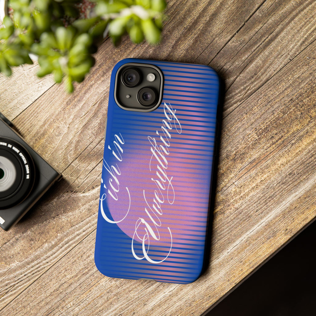 Tough Case – 'Calm Everything' Blue Gradient Phone Case