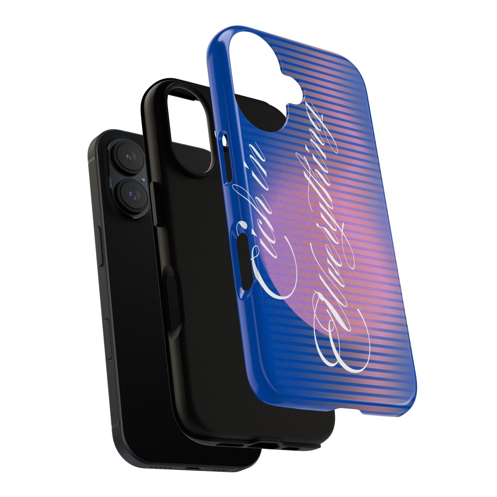 Tough Case – 'Calm Everything' Blue Gradient Phone Case