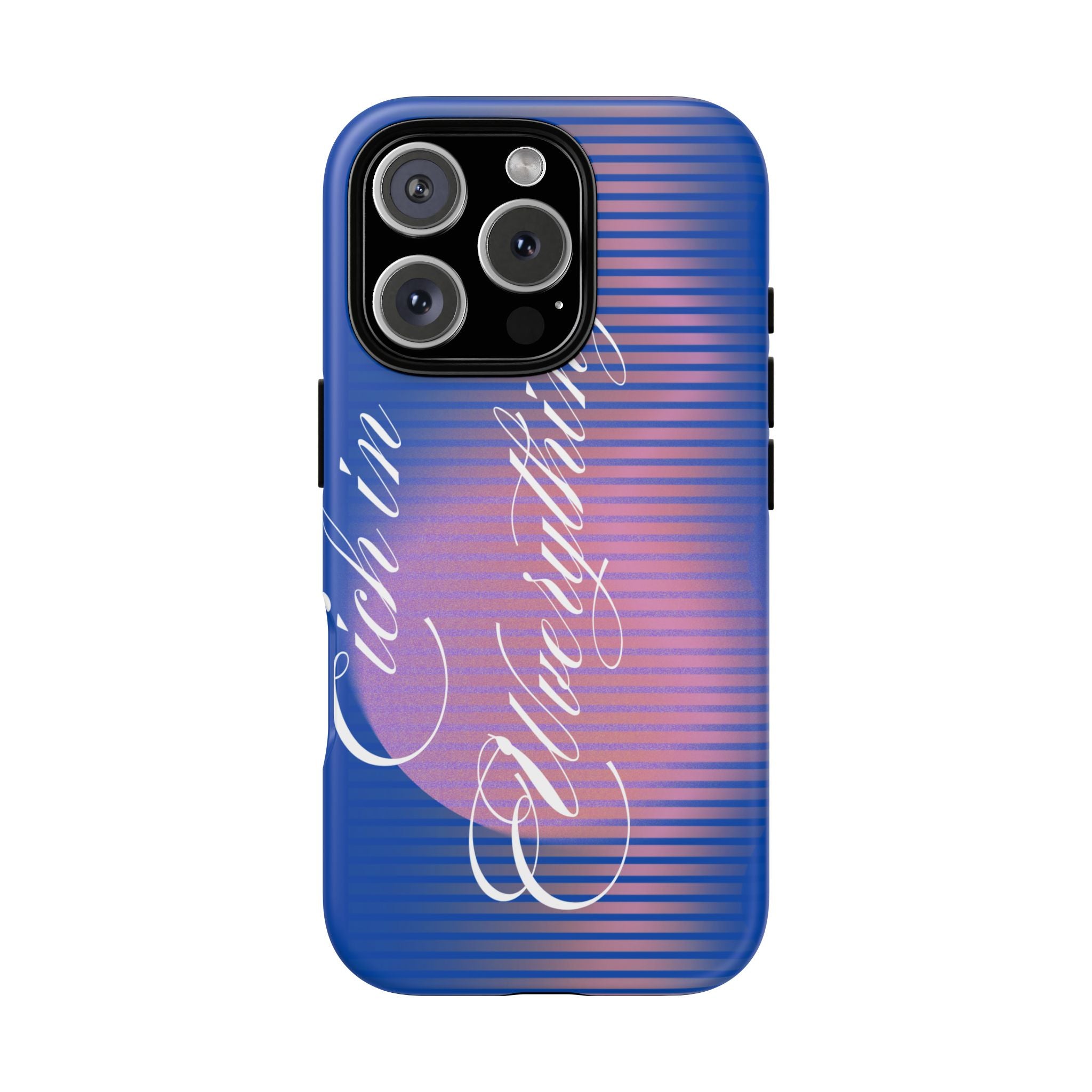 Tough Case – 'Calm Everything' Blue Gradient Phone Case