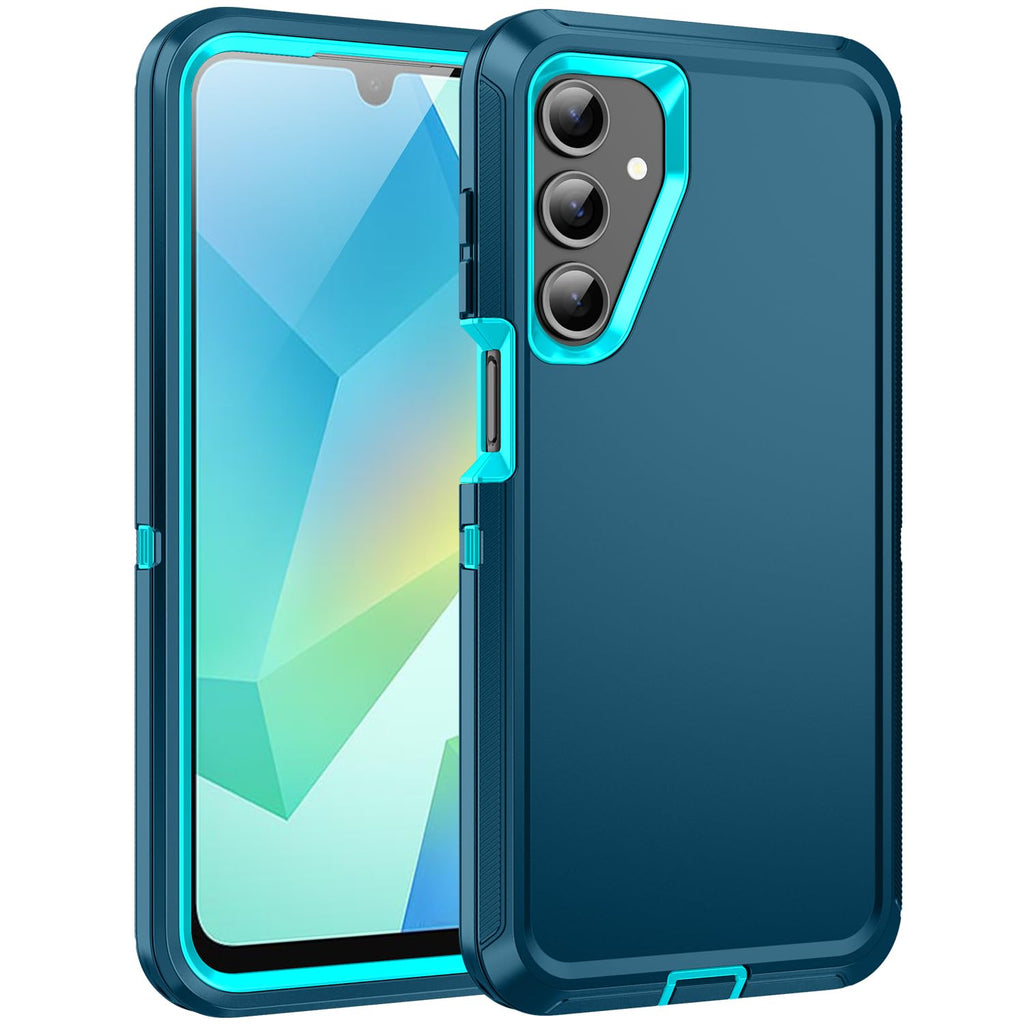 Regsun for Samsung Galaxy A16 5G CaseShockproof 3-Layer Protection Rugged Heavy Duty Cover Case for Samsung Galaxy A16 5GTurquoise