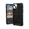 URBAN ARMOR GEAR UAG Case Compatible with iPhone 15 Plus Case 6.7" Monarch Kevlar Black Rugged Heavy Duty Military Grade Drop Tested Protective Cover